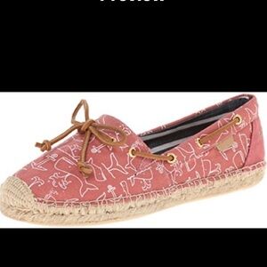 Sperry espadrille flat, Whale & Anchor pattern New w/o box  10